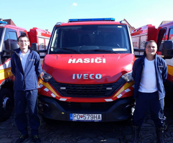 Aktuality / Prevzatie hasičského vozidla IVECO.